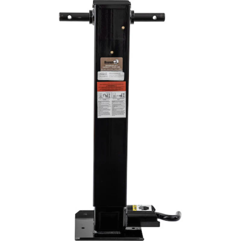 Buyers Products 12 Inch Heavy-Duty Side Pin 4 Inch Square Jack - No Handle Model 0091410 - Image 5