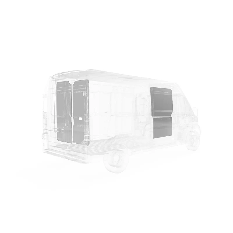LEGEND EconoLite Wall Liner ONLY - RAM ProMaster 159" Wheelbase Cargo Van High Roof - Textured Grey - Single Side Door Model 05R04-20-H - Image 5