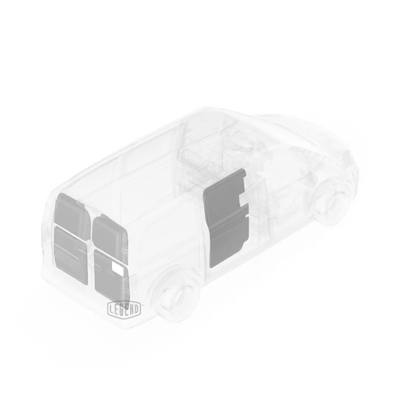 LEGEND EconoLite Door Liner ONLY - Mercedes Metris 126" Wheelbase Cargo Van Low Roof - Textured Grey Model 07M01-20