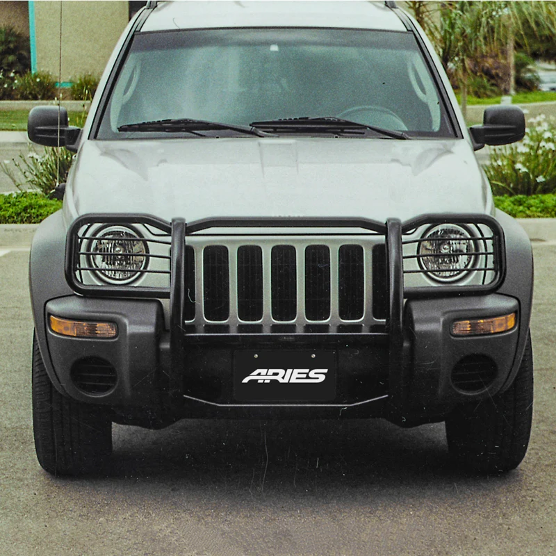 ARIES Black Steel Grille Guard, Select Jeep Liberty Model 1045 - Image 10