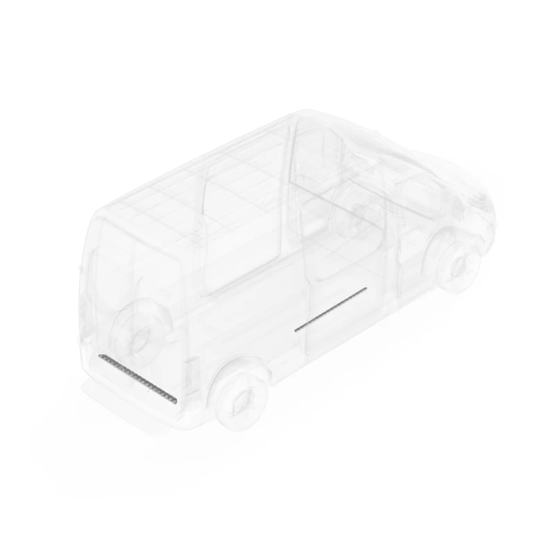 LEGEND Aluminum Floor Sill Set Dual Side Doors Mercedes Sprinter (all WB lengths) Cargo Van Model 109-151-1010.2 - Image 4