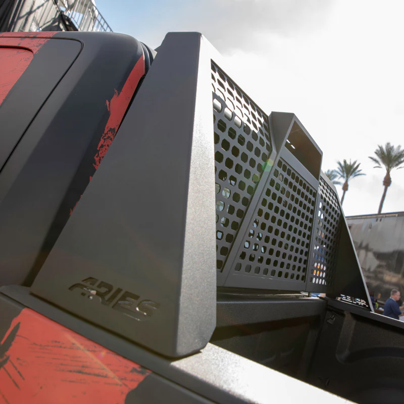 ARIES Switchback Black Aluminum Headache Rack, Select Dodge, Ram 1500, 2500, 3500 Model 1110111 - Image 14