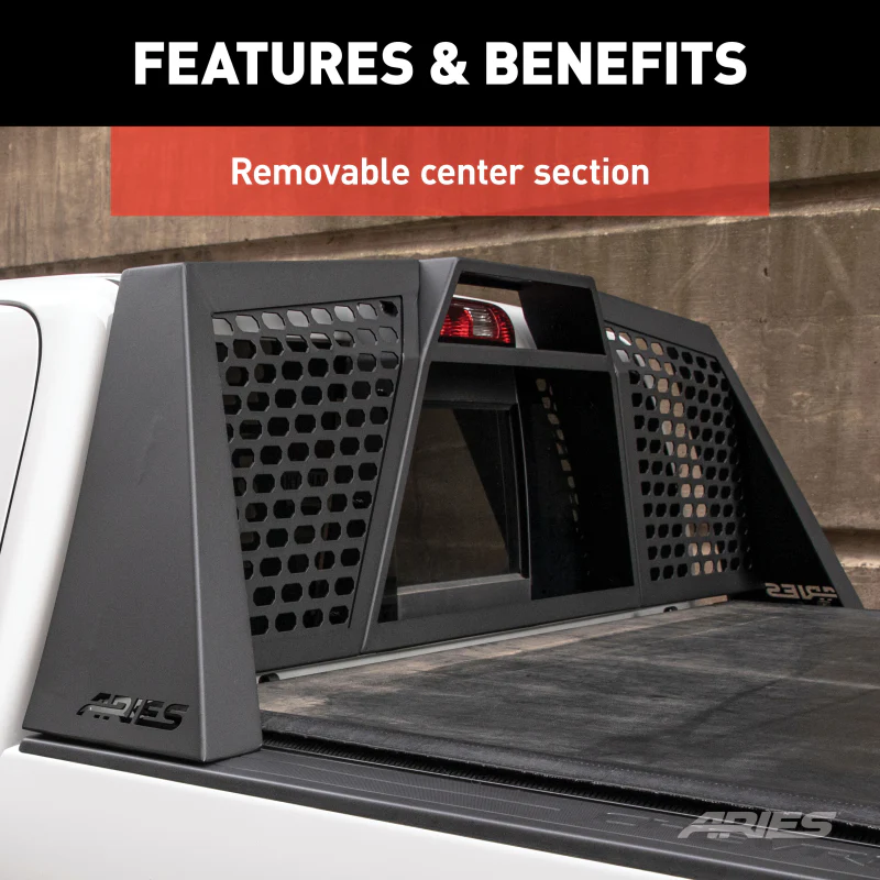 ARIES Switchback Black Aluminum Headache Rack, Select Toyota Tundra Model 1110117 - Image 11