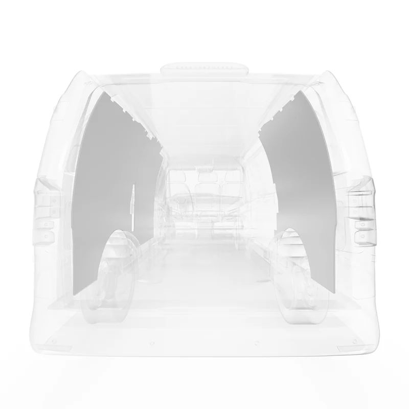 LEGEND DuraTherm Wall Liner ONLY - Mercedes Metris 135" Extended Wheelbase Cargo Van Low Roof- White - Single Side Door Model 114-114-2614 - Image 2