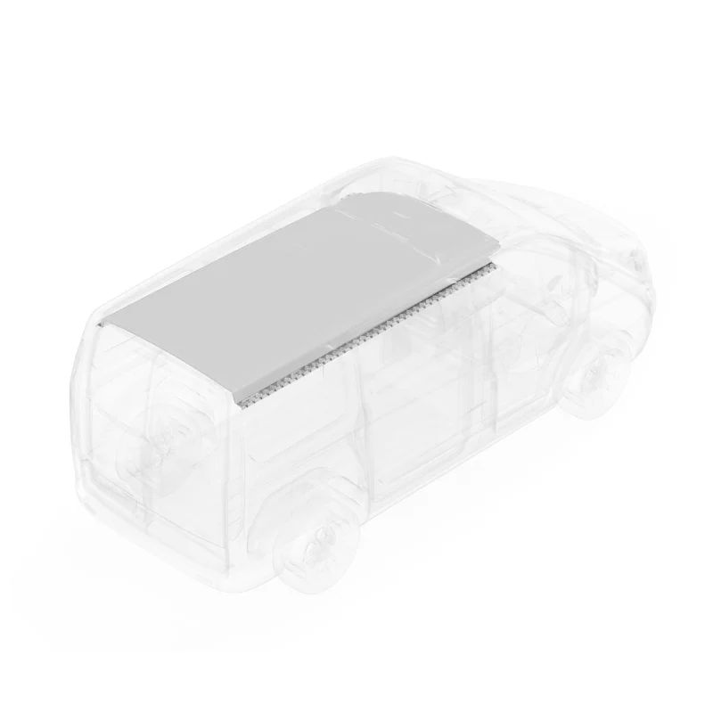 LEGEND DuraTherm Ceiling Liner Kit ONLY - Dual Side Doors Mercedes Metris 135" Extended Wheelbase Cargo Van Low Roof - White Model 115-114-2614.2
