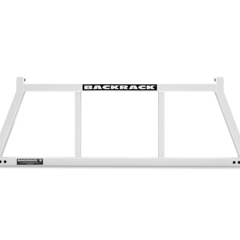 BACKRACK OPEN Rack; White; Silv/Sierra/GM Pickup/F150/Titan/Tundra/D/W Series/Ram w/o RB Model 14800W - Image 3
