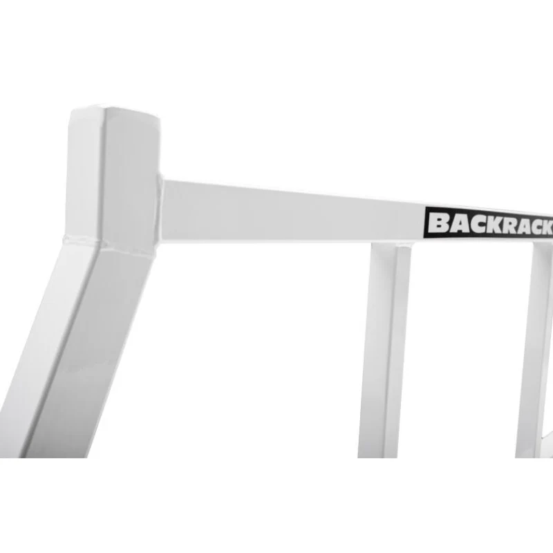 BACKRACK OPEN Rack; White; Silv/Sierra/GM Pickup/F150/Titan/Tundra/D/W Series/Ram w/o RB Model 14800W - Image 4