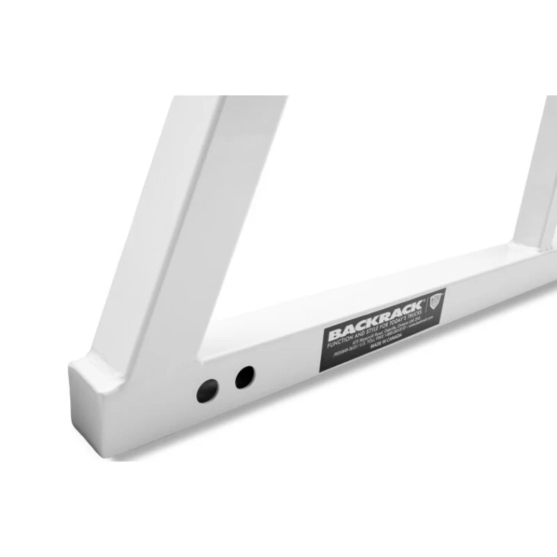 BACKRACK OPEN Rack; White; Silv/Sierra/GM Pickup/F150/Titan/Tundra/D/W Series/Ram w/o RB Model 14800W - Image 5