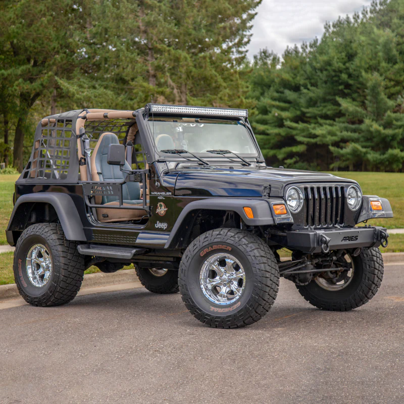 ARIES Jeep Wrangler TJ Aluminum Tube Doors Model 1500100 - Image 10