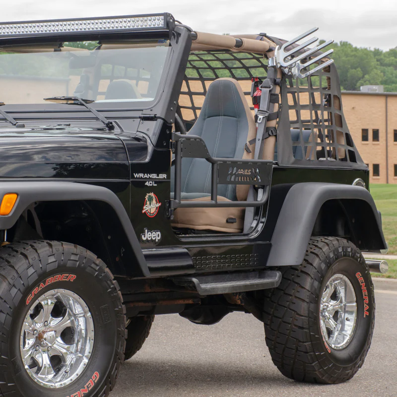 ARIES Jeep Wrangler TJ Aluminum Tube Doors Model 1500100 - Image 11