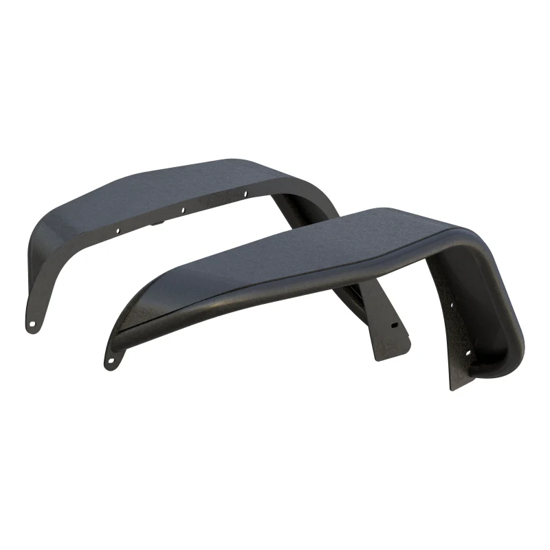 ARIES Jeep Wrangler JK Black Aluminum Front Fender Flares Model 1500201