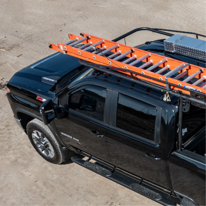Buyers Products 13 Foot Black Steel Truck Ladder Rack Model 1501153 - Image 7