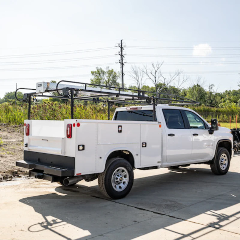 Buyers Products 15-1/2 Foot Black Service Body Ladder Rack Model 1501270 - Image 3