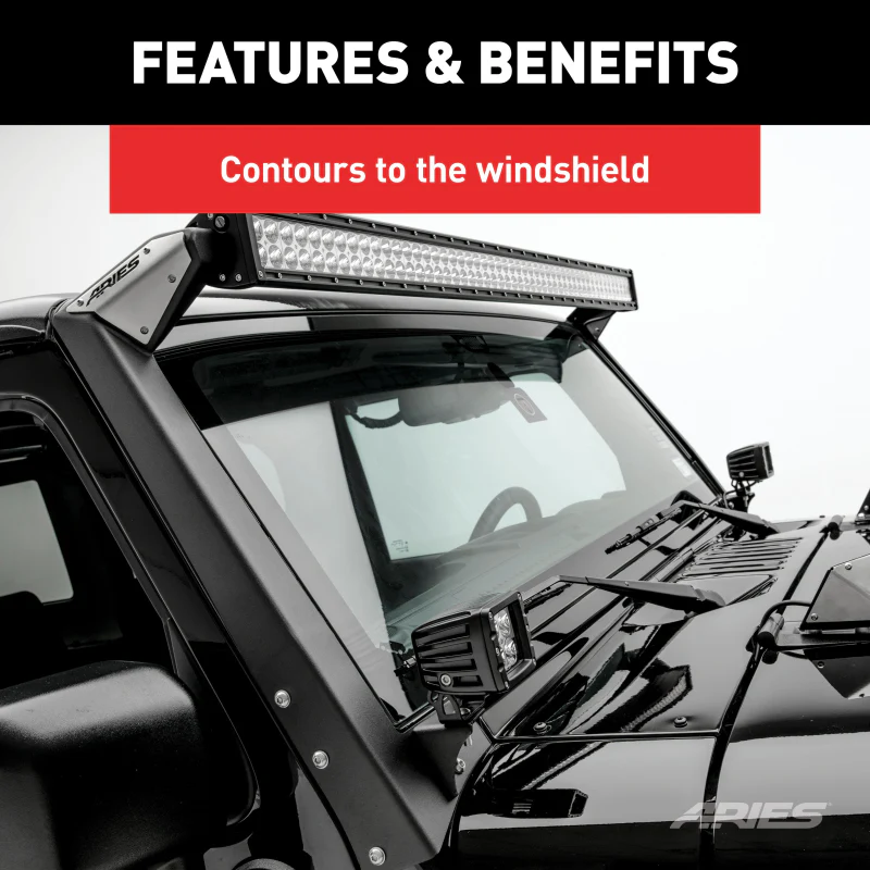 ARIES Jeep JK Roof Light and Brackets Model 1501301 - Image 7