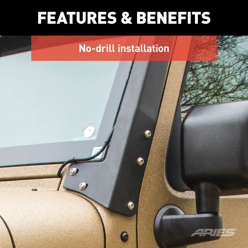 ARIES Jeep JK Roof Light and Brackets Model 1501301 - Image 8