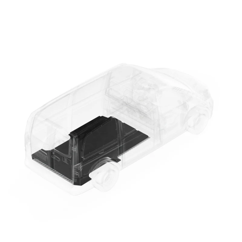 LEGEND AutoMat Bar Kit with Sills Dual Doors Mercedes Metris 126" Wheelbase Cargo Van 1 Pc Model 151-043-7621.2