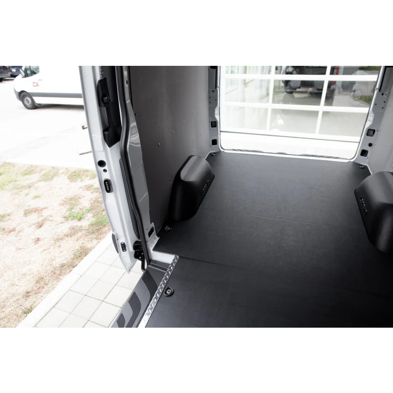 LEGEND DuraTherm Door Liner ONLY - Dual Side Doors and Rear Liftgate Mercedes Metris 126" Wheelbase Cargo Van Low Roof - Textured Grey Model 153-114-2613.27 - Image 5