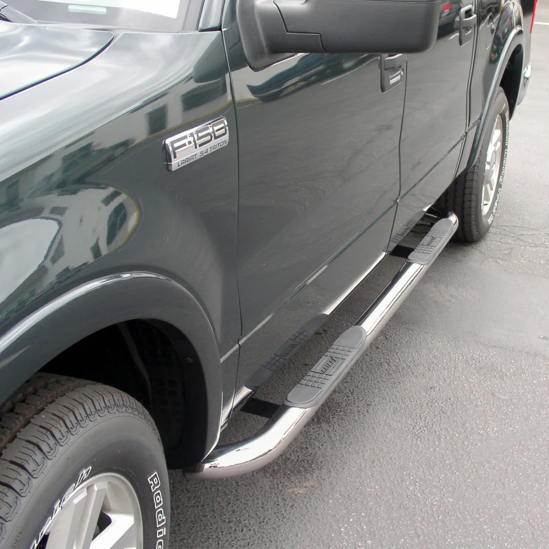 ARIES 3" Round Polished Stainless Step Nerf Bars Model 203015-2 - Image 7