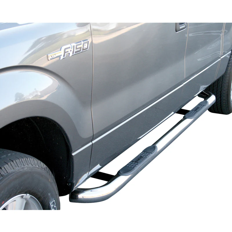 ARIES 3" Round Polished Stainless Step Nerf Bars Model 203039-2 - Image 7