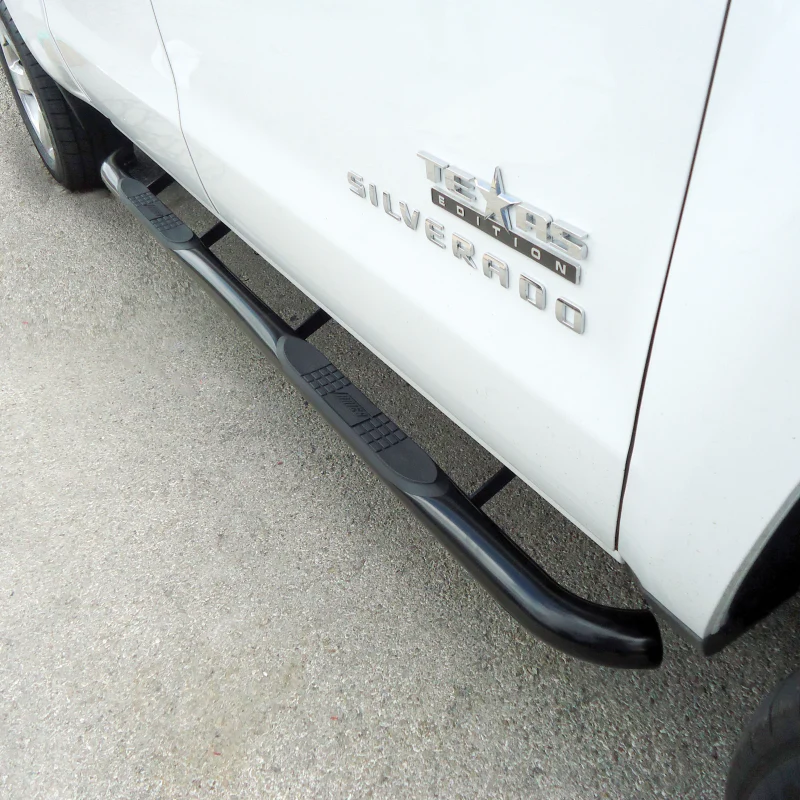 ARIES 3" Round Black Steel Step Nerf Bars Model 204045 - Image 7