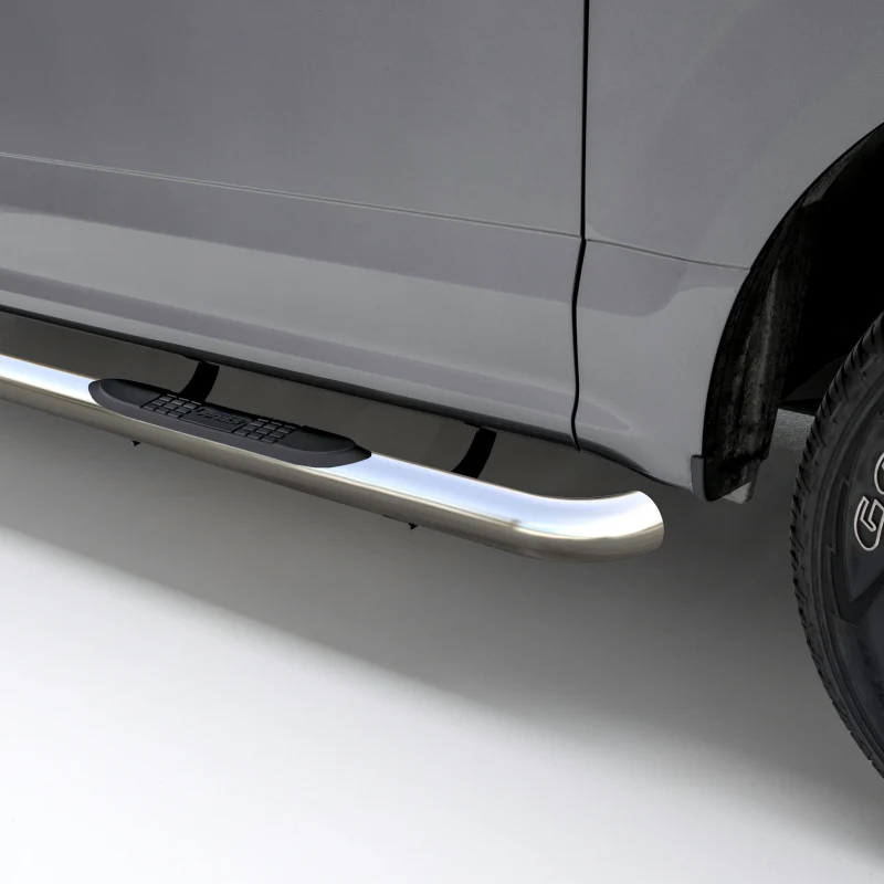 ARIES 3" Round Polished Stainless Step Nerf Bars Model 204052-2 - Image 7