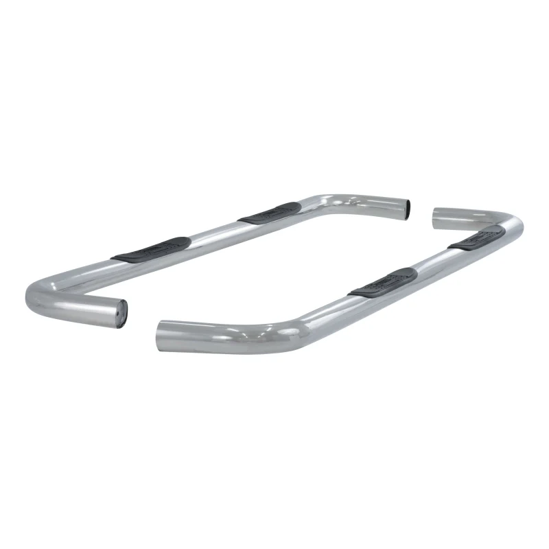 ARIES 3" Round Polished Stainless Step Nerf Bars Model 205030-2