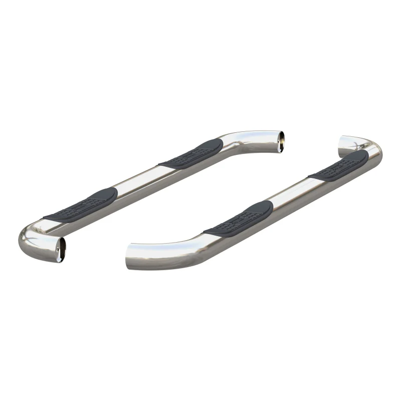 ARIES 3" Round Polished Stainless Step Nerf Bars Model 205040-2