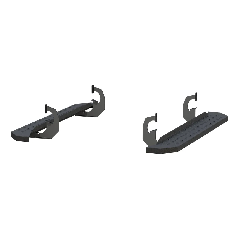 ARIES RidgeStep 6-1/2" x 53" Black Steel Running Boards Model 2055510