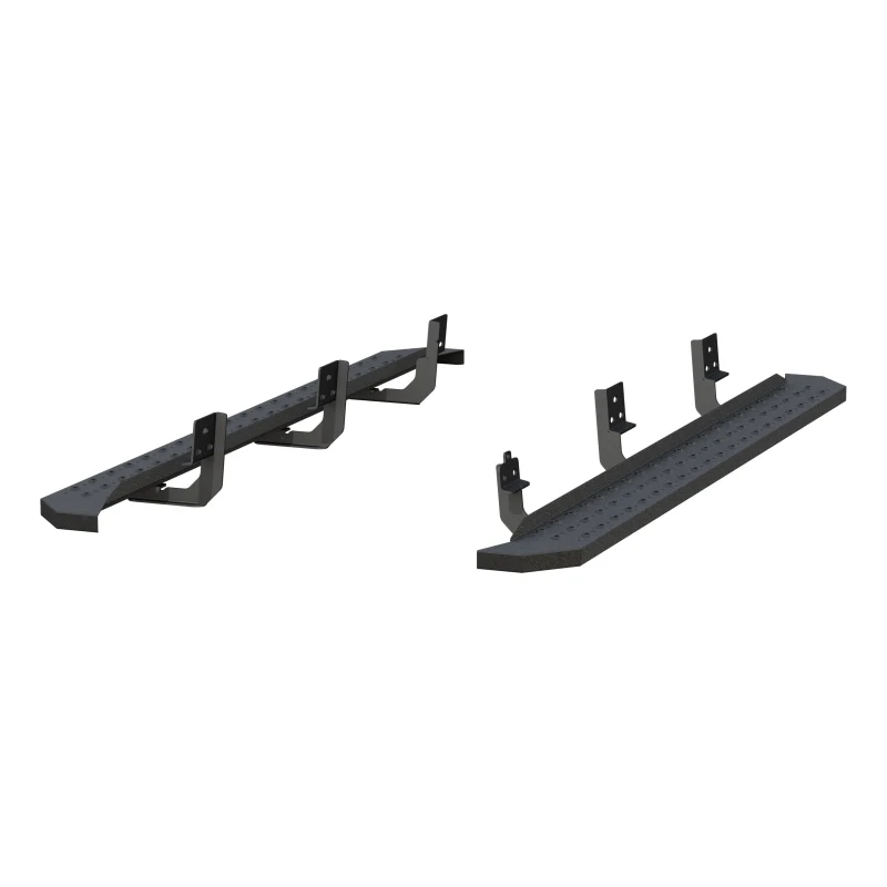 ARIES RidgeStep 6-1/2" x 85" Black Steel Running Boards Model 2055515