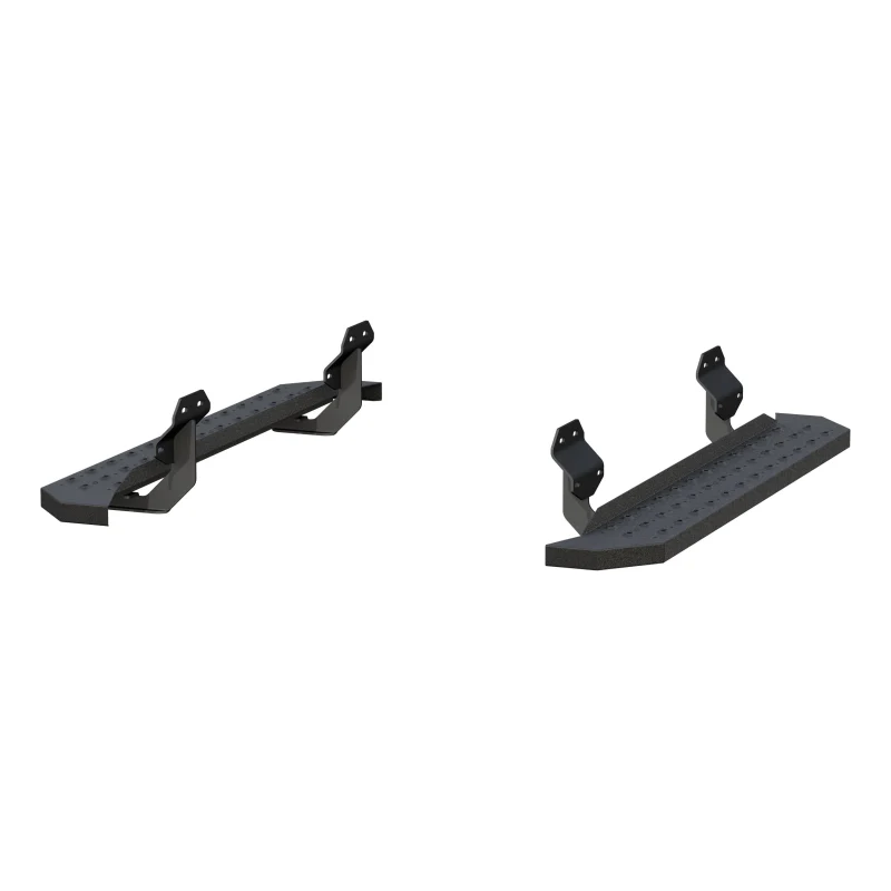 ARIES RidgeStep 6-1/2" x 53" Black Steel Running Boards Model 2055520