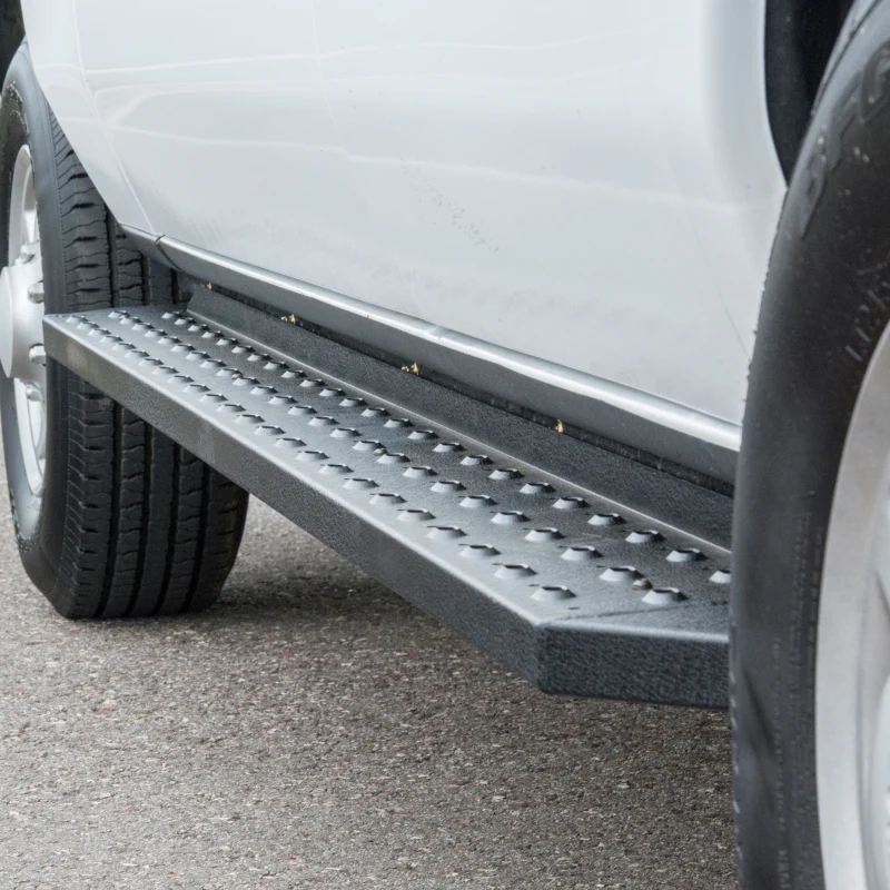 ARIES RidgeStep 6-1/2" x 96", 36" Black Steel Running Boards Model 2055545 - Image 2