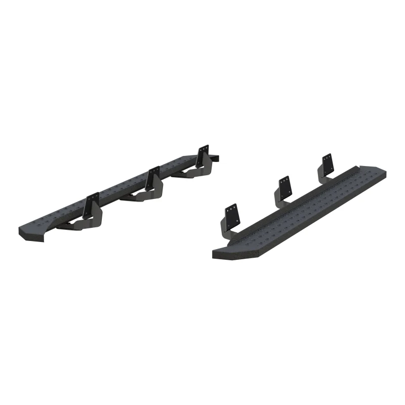 ARIES RidgeStep 6-1/2" x 91" Black Steel Running Boards Model 2055549