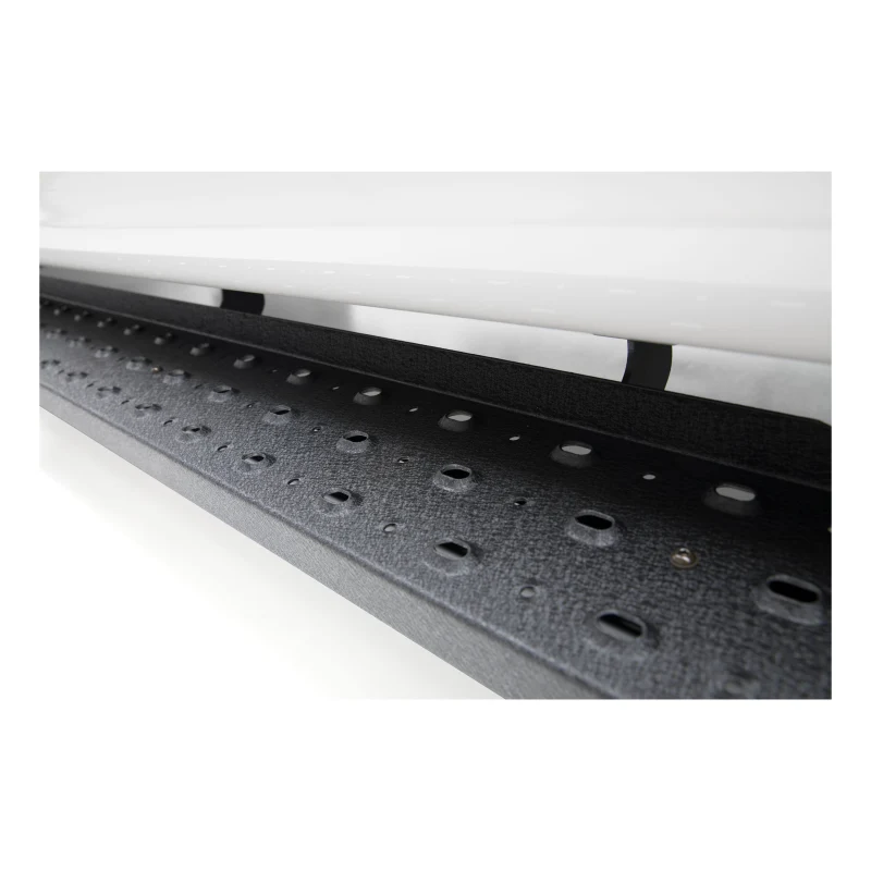 ARIES RidgeStep 6-1/2" x 85" Black Steel Running Boards Model 2055552 - Image 8