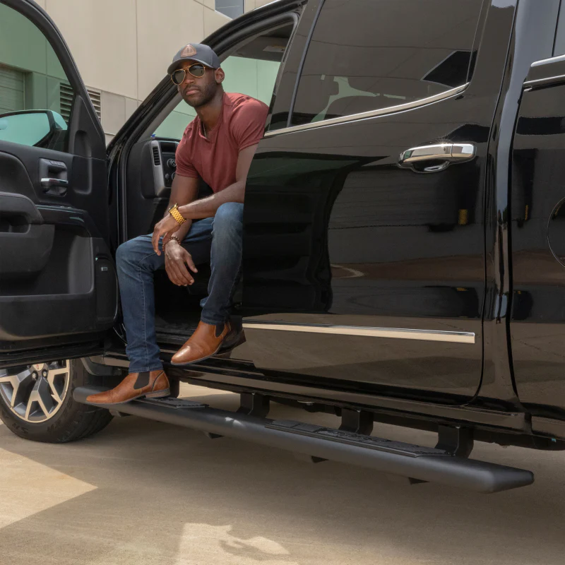 ARIES AscentStep 5-1/2" x 91" Black Steel Running Boards (No Brackets) Model 2057991 - Image 4