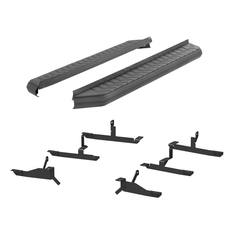 ARIES AeroTread 5" x 73" Black Stainless Running Boards Model 2061035