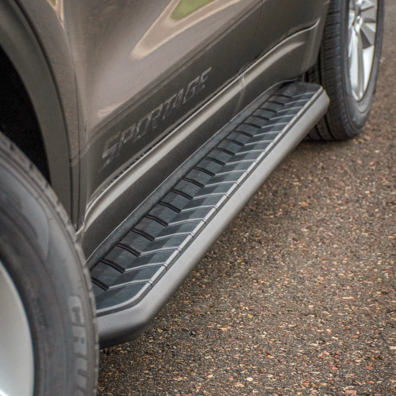 ARIES AeroTread 5" x 73" Black Stainless Running Boards Model 2061040 - Image 2