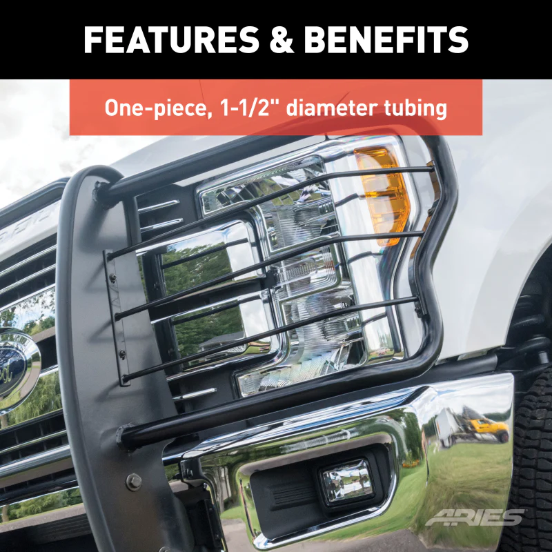 ARIES Black Steel Grille Guard, Select Toyota 4Runner Model 2066 - Image 8