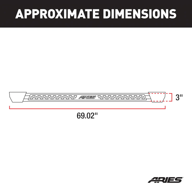 ARIES Rocker Step Running Boards, Select Jeep Grand Cherokee Model 2074103 - Image 2