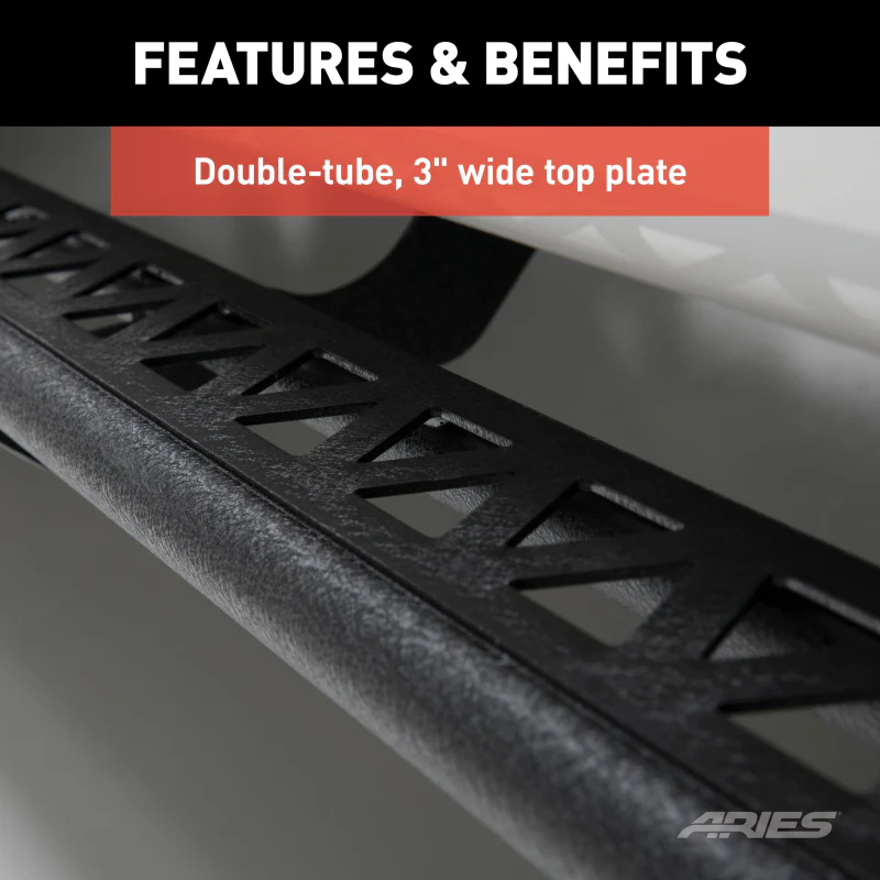 ARIES Rocker Step Running Boards, Select Jeep Wrangler JL 2-Door Model 2074119 - Image 3