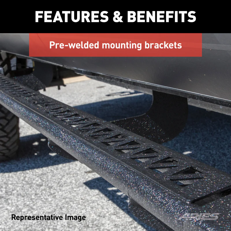 ARIES Rocker Step Running Boards, Select Jeep Wrangler JL 2-Door Model 2074119 - Image 6