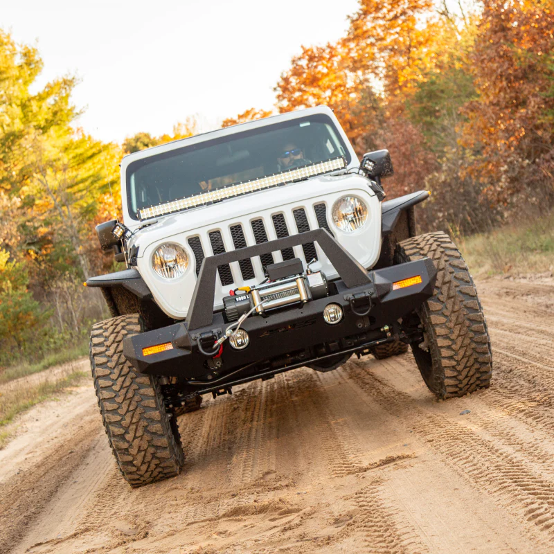 ARIES TrailChaser Jeep Wrangler JL, Gladiator Aluminum Front Bumper Center Section Model 2081004 - Image 8