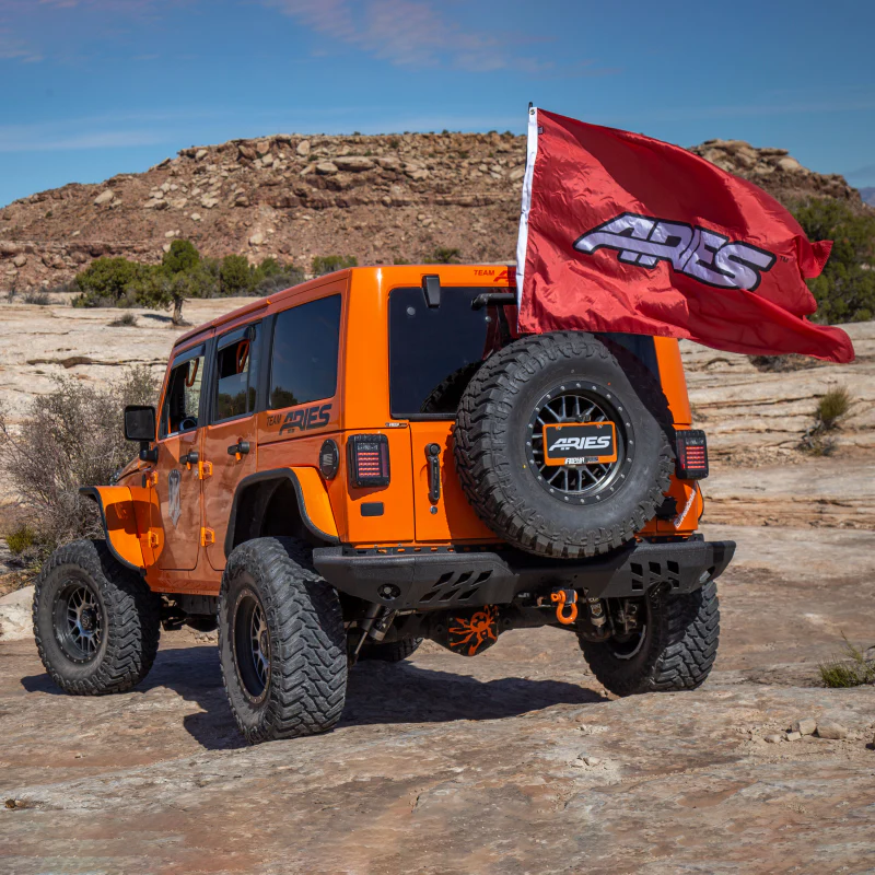 ARIES TrailChaser Jeep Wrangler JK Aluminum Rear Bumper Center Section Model 2081021 - Image 7