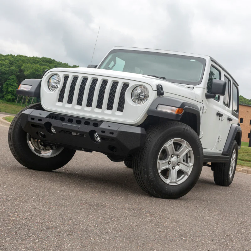 ARIES TrailChaser Jeep Wrangler JL, Gladiator Aluminum Front Bumper (Option 6) Model 2082074 - Image 8