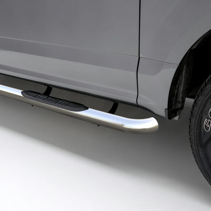 ARIES 3" Round Polished Stainless Step Nerf Bars Model 209042-2 - Image 7