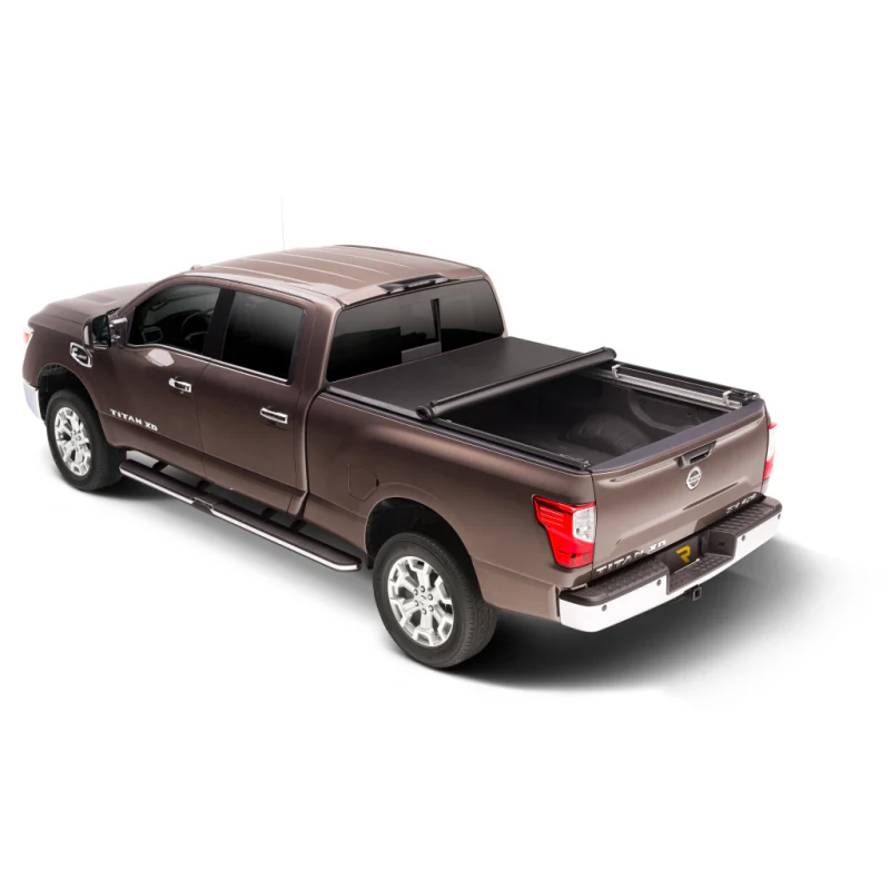 Truxedo TruXport Tonneau Cover - Black - 2016-2020 Nissan Titan 8' 2" Bed with Utili-Track System Model 209101 - Image 2