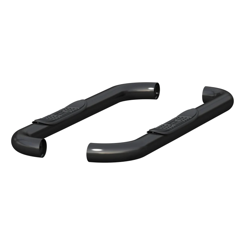ARIES 3" Round Black Stainless Step Nerf Bars Model 215039