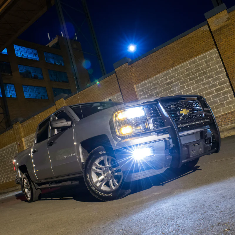 ARIES Pro Series Black Steel Grille Guard with Light Bar, Select Chevy Silverado 1500 Model 2170030 - Image 12