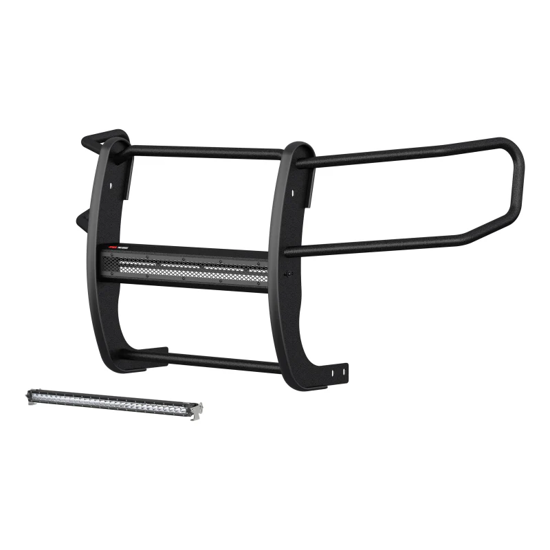 ARIES Pro Series Black Steel Grille Guard with Light Bar, Select Toyota 4Runner Model 2170034