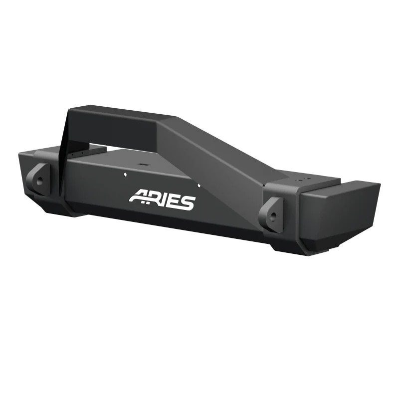 ARIES TrailCrusher Jeep Wrangler TJ Steel Front Bumper with Brush Guard, 9.5K Model 2186001