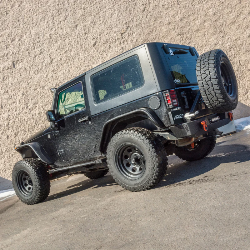 ARIES Jeep Wrangler JK Aluminum Rear Inner Fender Liners Model 2500350 - Image 7